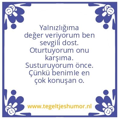 Tegeltje: Dostluk