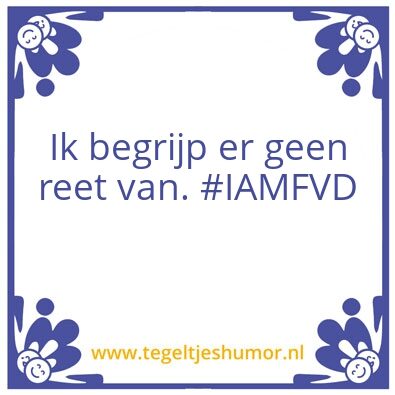 Tegeltje: iamfvd