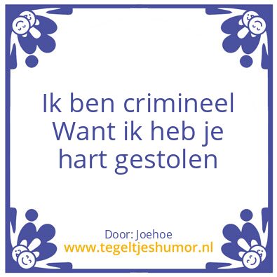 Tegeltje: Tegeltje