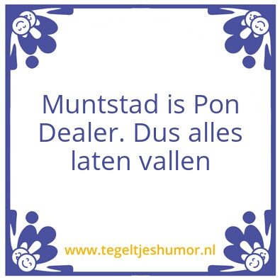 Tegeltje: PonDealer