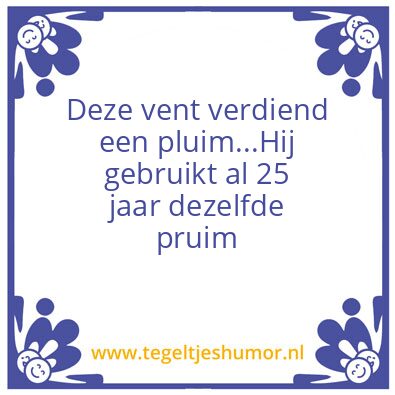 Tegeltje: 25 jaar