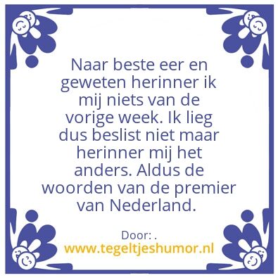 Tegeltje: .