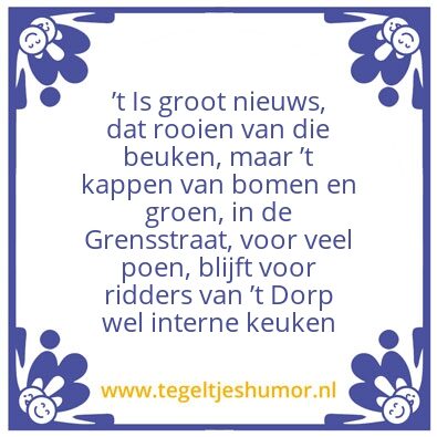 Tegeltje: De volksdichter