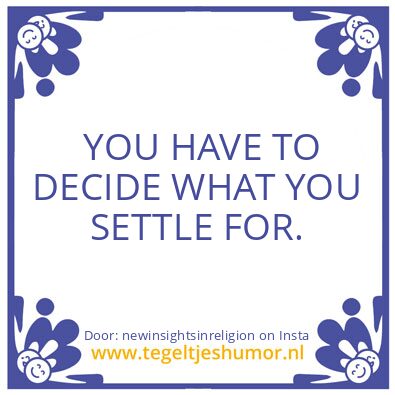 Tegeltje: VALUES