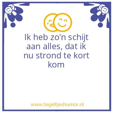 Tegeltje: Shit