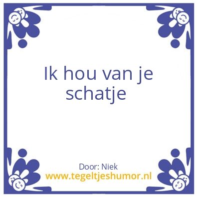Tegeltje: Liefde