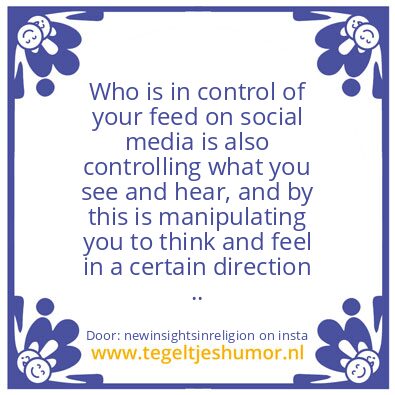 Tegeltje: Your feed on social media !