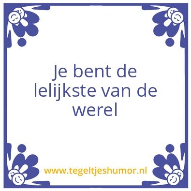 Tegeltje: vader