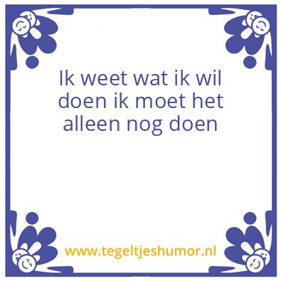 Tegeltje: swag