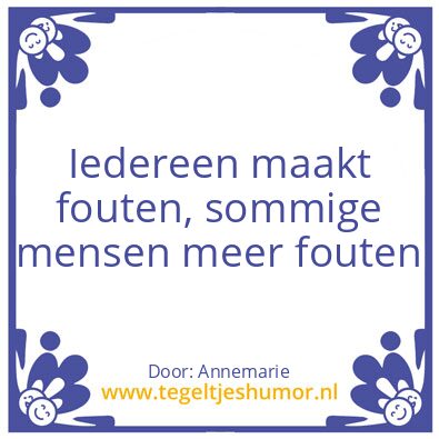 Tegeltje: l