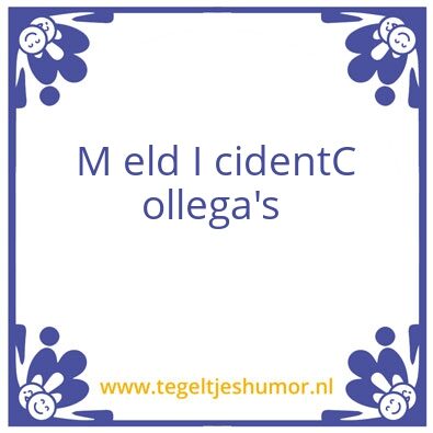 Tegeltje: Mic