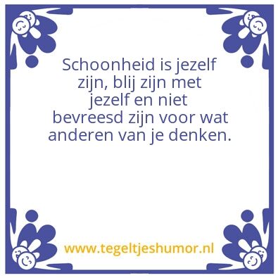 Tegeltje: Tegel