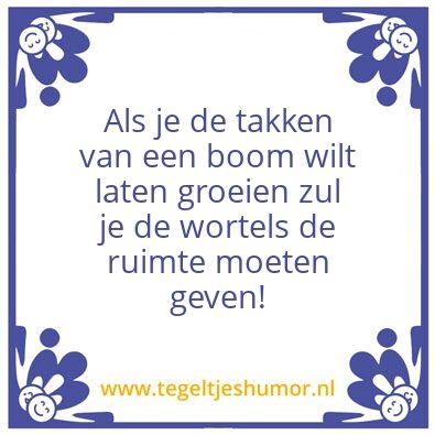 Tegeltje: Takken