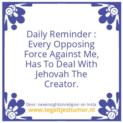 Tegeltje: Daily Reminder :