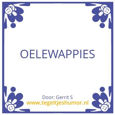 Tegeltje: Ik ben Gerrit