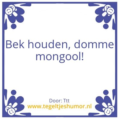Tegeltje: Chris