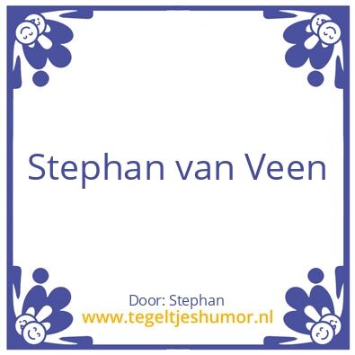 Tegeltje: Mijn tegel
