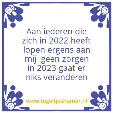 Tegeltje: Grappig