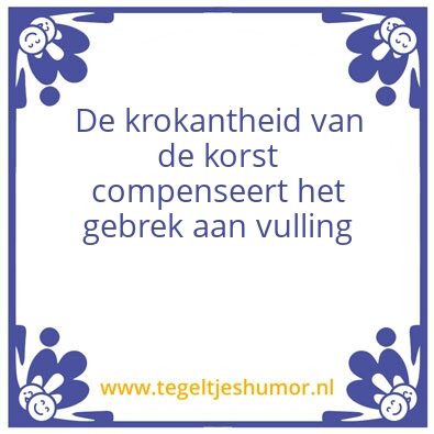Tegeltje: De Bitterbal