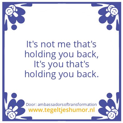 Tegeltje: Why Do You Think