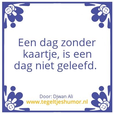 Tegeltje: Djwan Ali