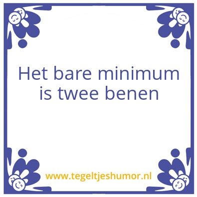 Tegeltje: Tegeltje