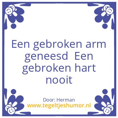 Tegeltje: Herman
