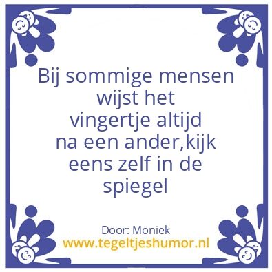 Tegeltje: Waarheid