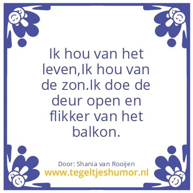 Tegeltje: Ik hou van