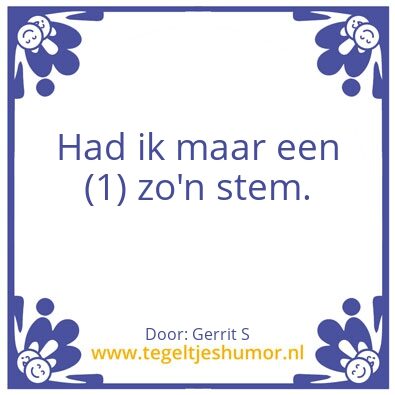 Tegeltje: Ik ben Gerrit