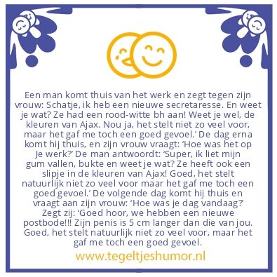 Tegeltje: Goed gevoel