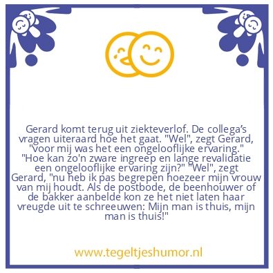Tegeltje: Ziekteverlof