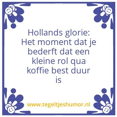 Tegeltje: Koffie