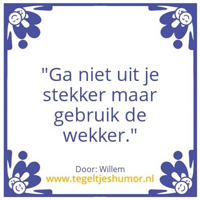 Tegeltje: gerben