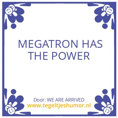 Tegeltje: AL IS WELL