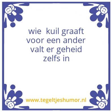 Tegeltje: truus