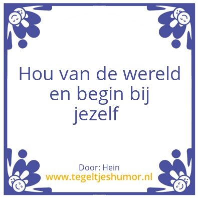 Tegeltje: Liefde