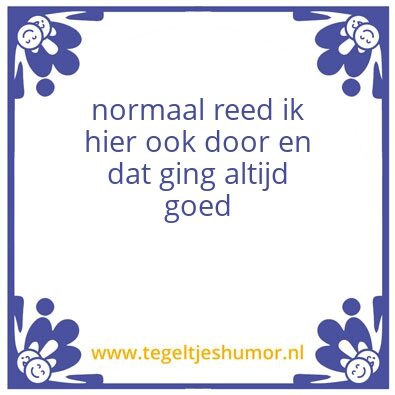 Tegeltje: Vast