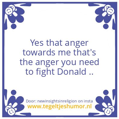 Tegeltje: Dum Donald,s actions