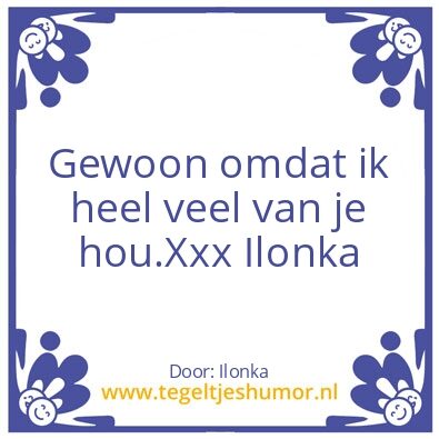 Tegeltje: Liefde