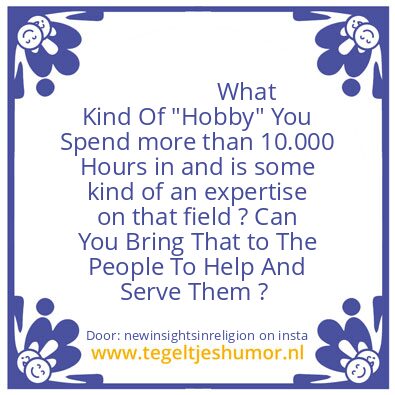 Tegeltje: Now You Know