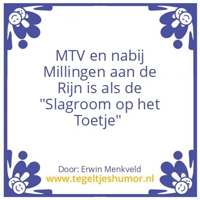 Tegeltje: spreuk van de dag