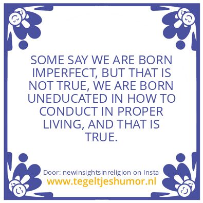 Tegeltje: I am a divine presence ..