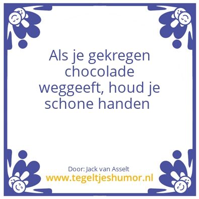 Tegeltje: Jack tegel