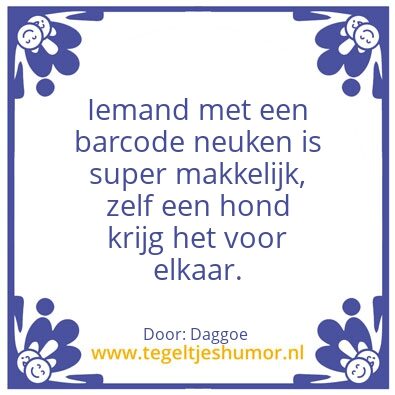 Tegeltje: Hond