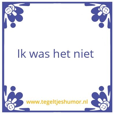 Tegeltje: Frank
