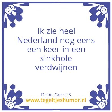 Tegeltje: Ik ben Gerrit