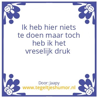 Tegeltje: Verpleeghuis