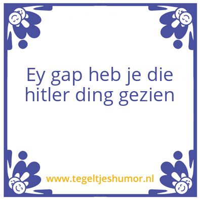 Tegeltje: Ey