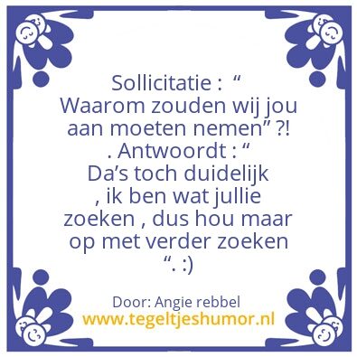 Tegeltje: Ansje